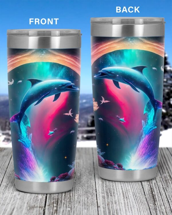 Beautiful Dolphin Tumbler For Dolphin Lovers Tumbler 2.jpg